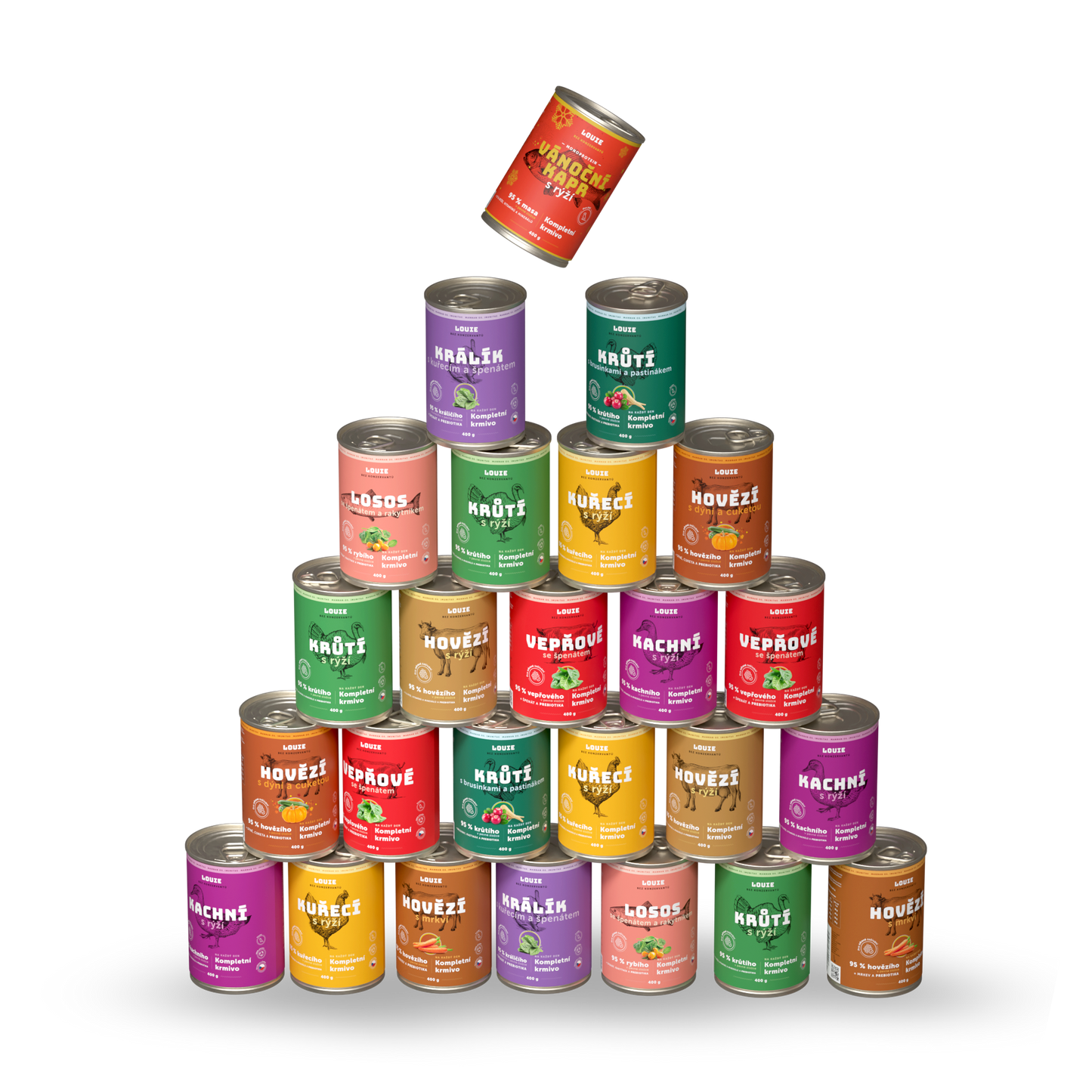 Adventní balíček 24 ks + Vánoční kapr zdarma - 400g