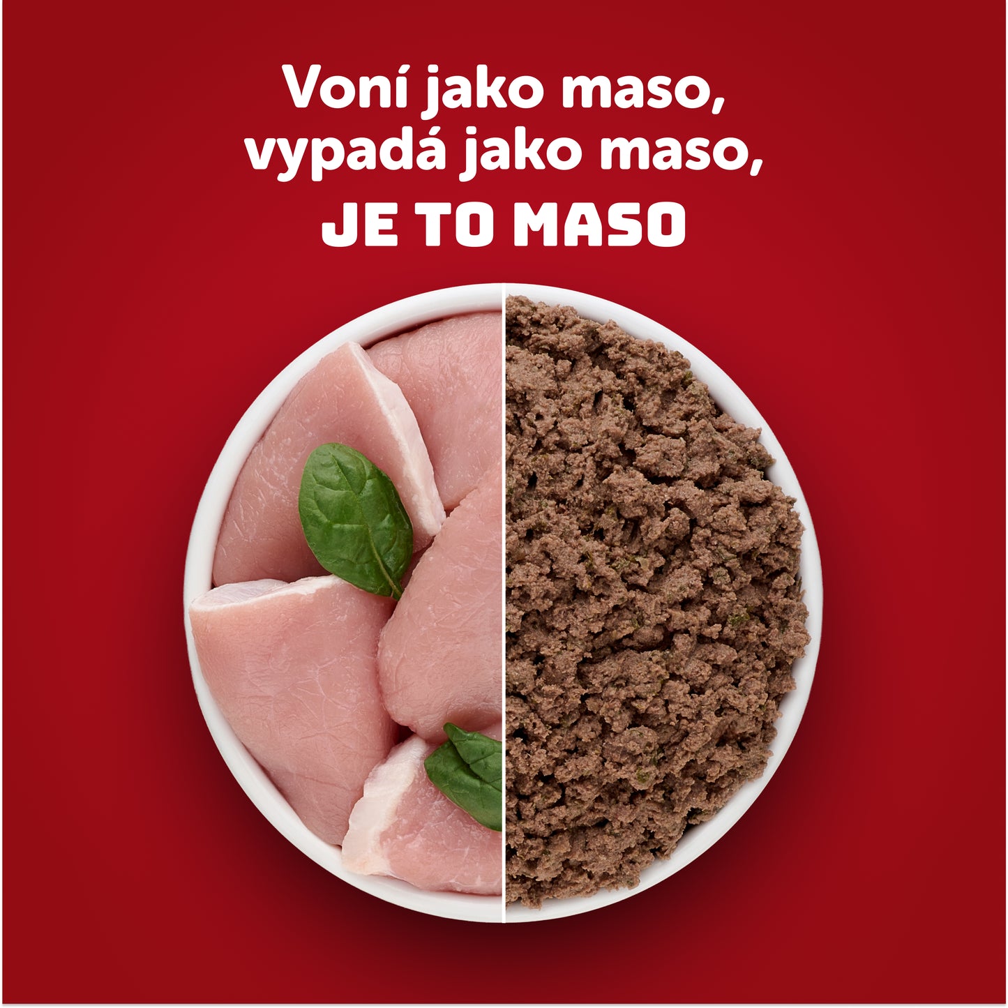 Vepřové se špenátem a prebiotiky 400g