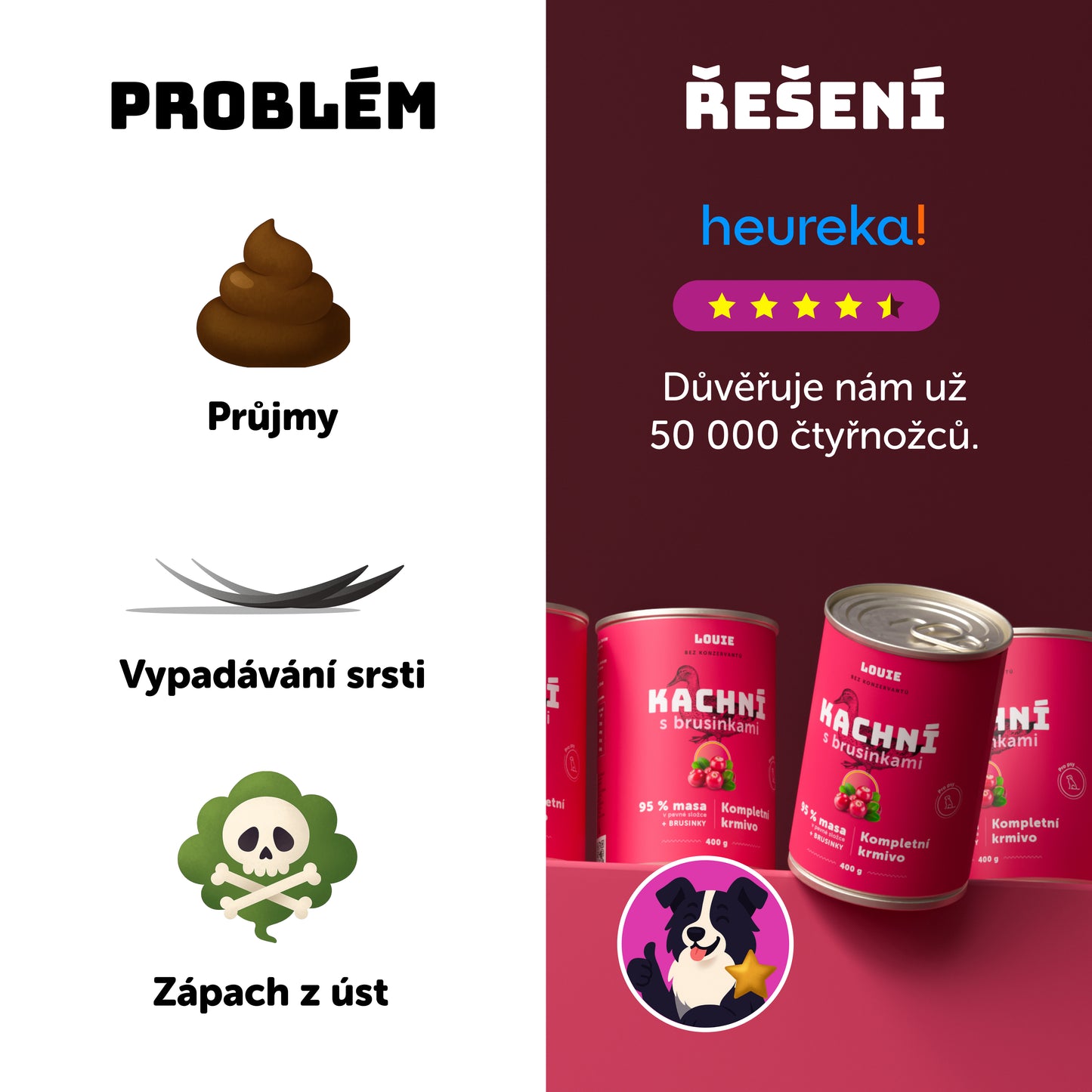 Kachní kapsička s brusinkami 300g