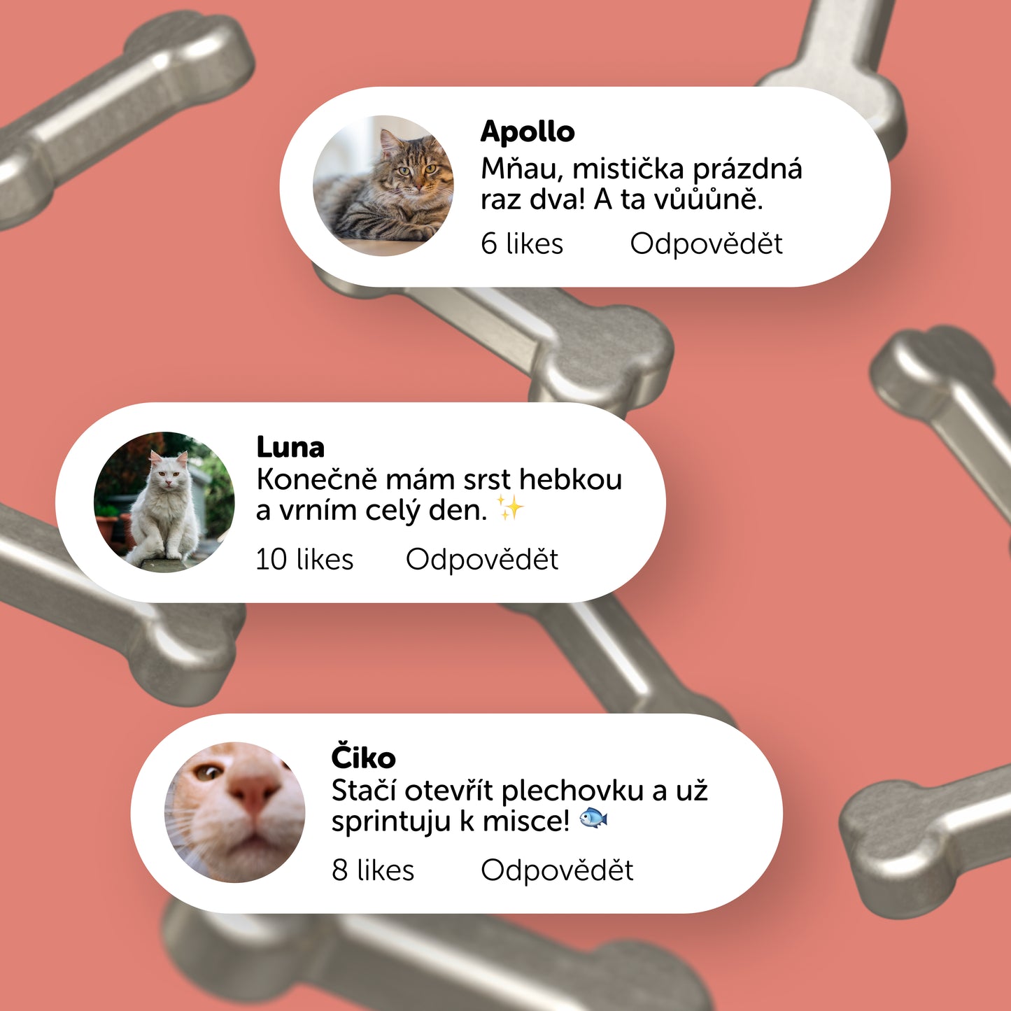 Výhodné balení 8 ks - Losos s prebiotiky 200g