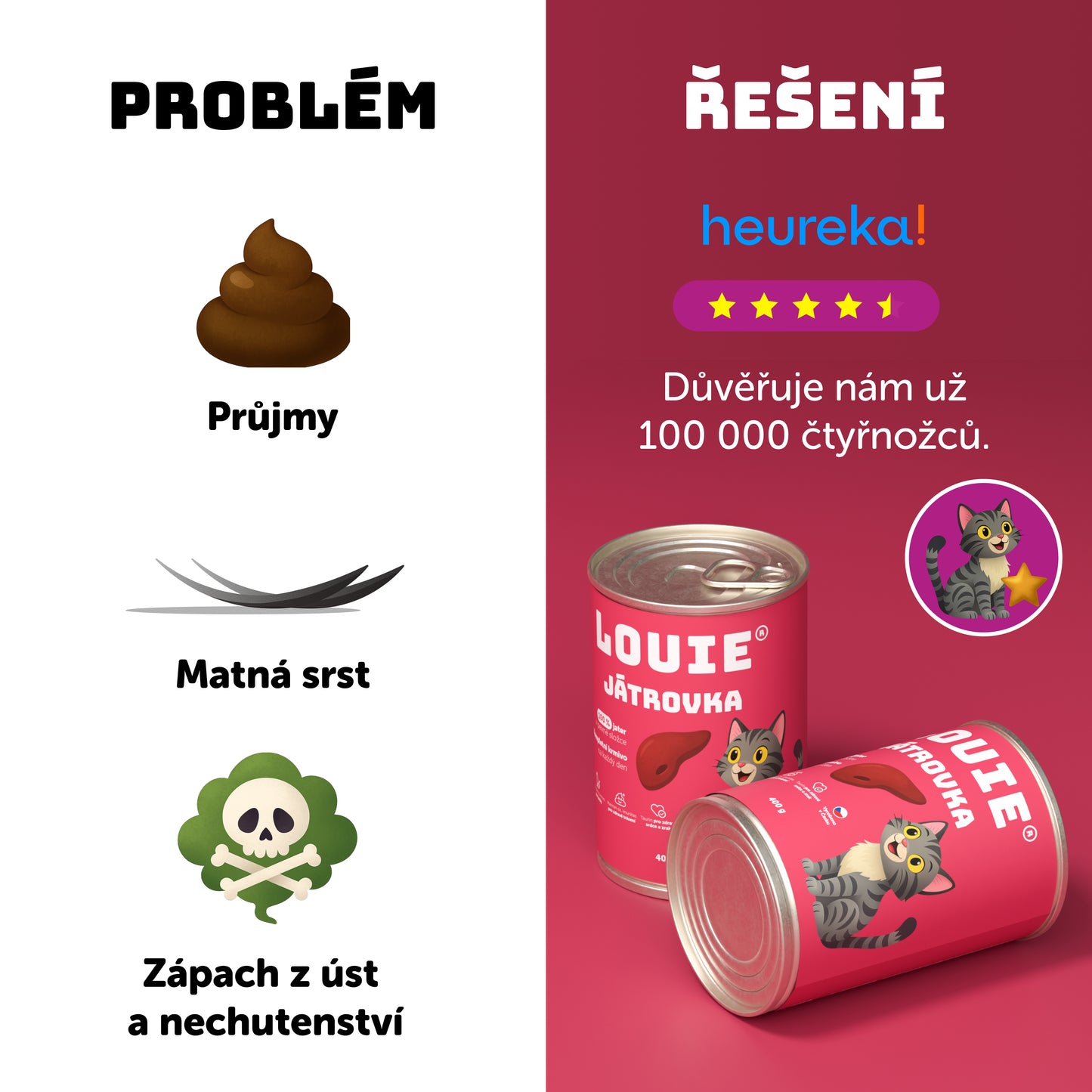 Výhodné balení 8 ks - Játrovka s prebiotiky 400g