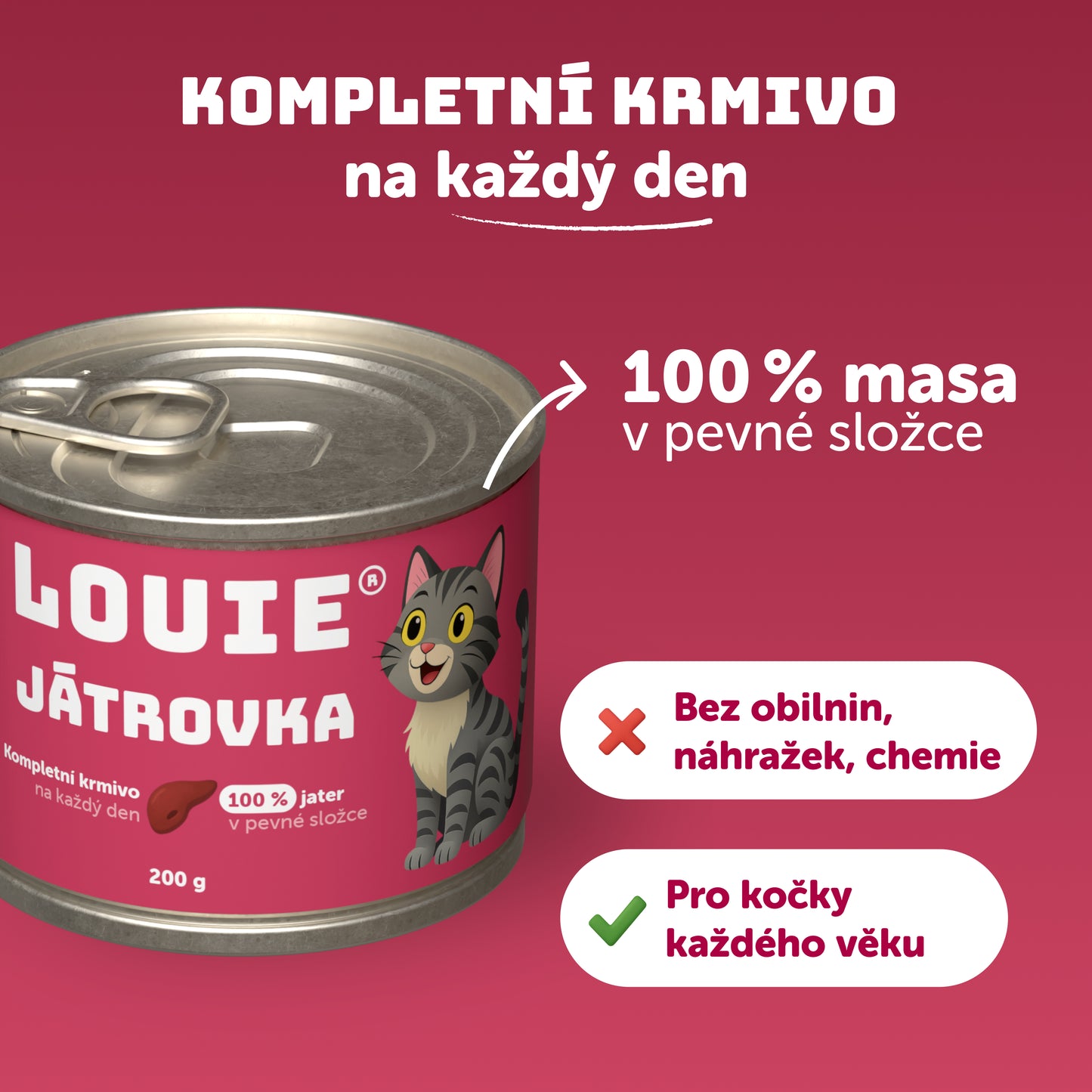 Výhodné balení 8 ks - Játrovka s prebiotiky 200g