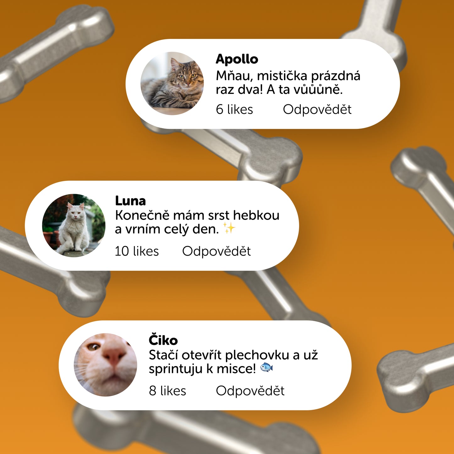 Výhodné balení 8 ks - Kuřecí s prebiotiky 200g