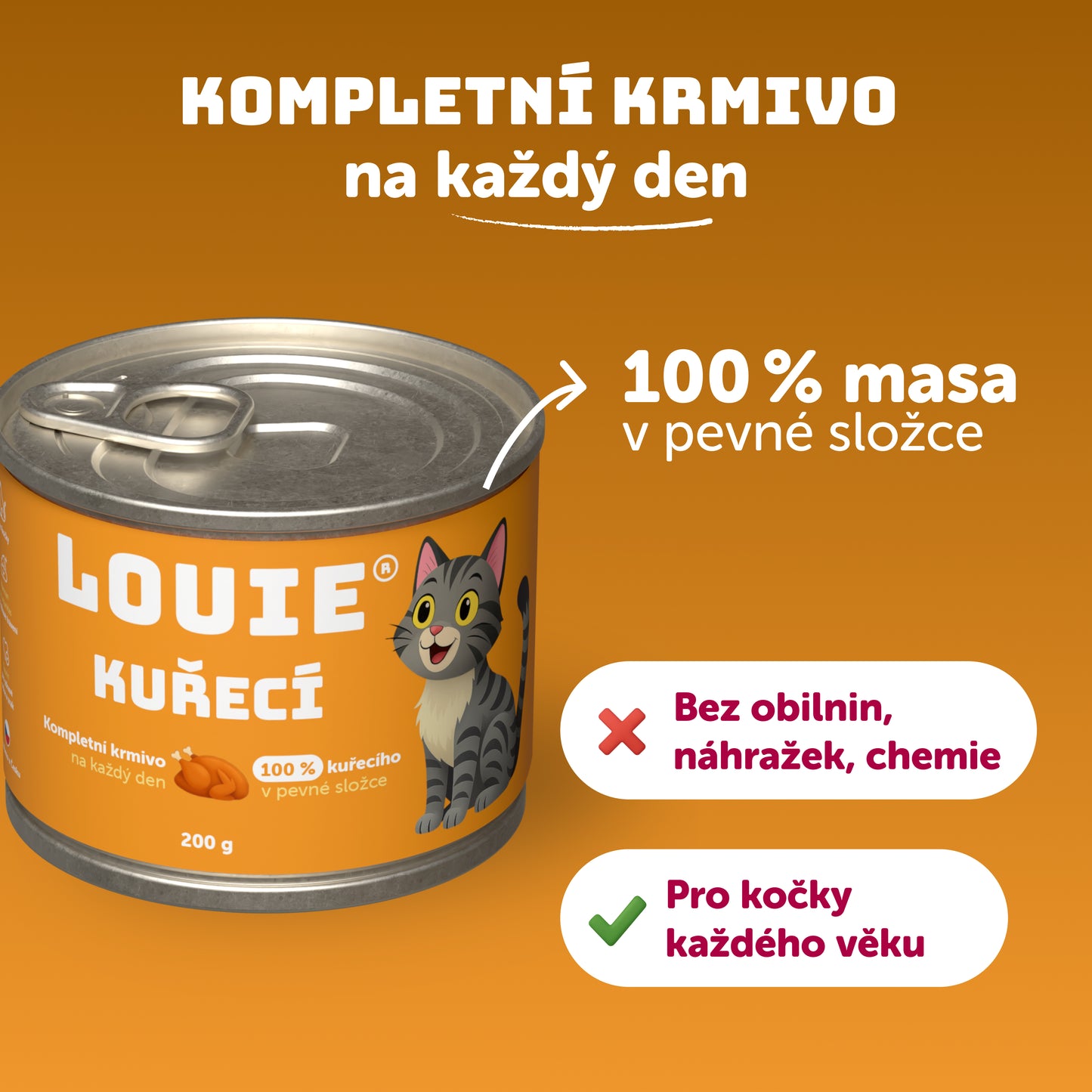 Výhodné balení 8 ks - Kuřecí s prebiotiky 200g