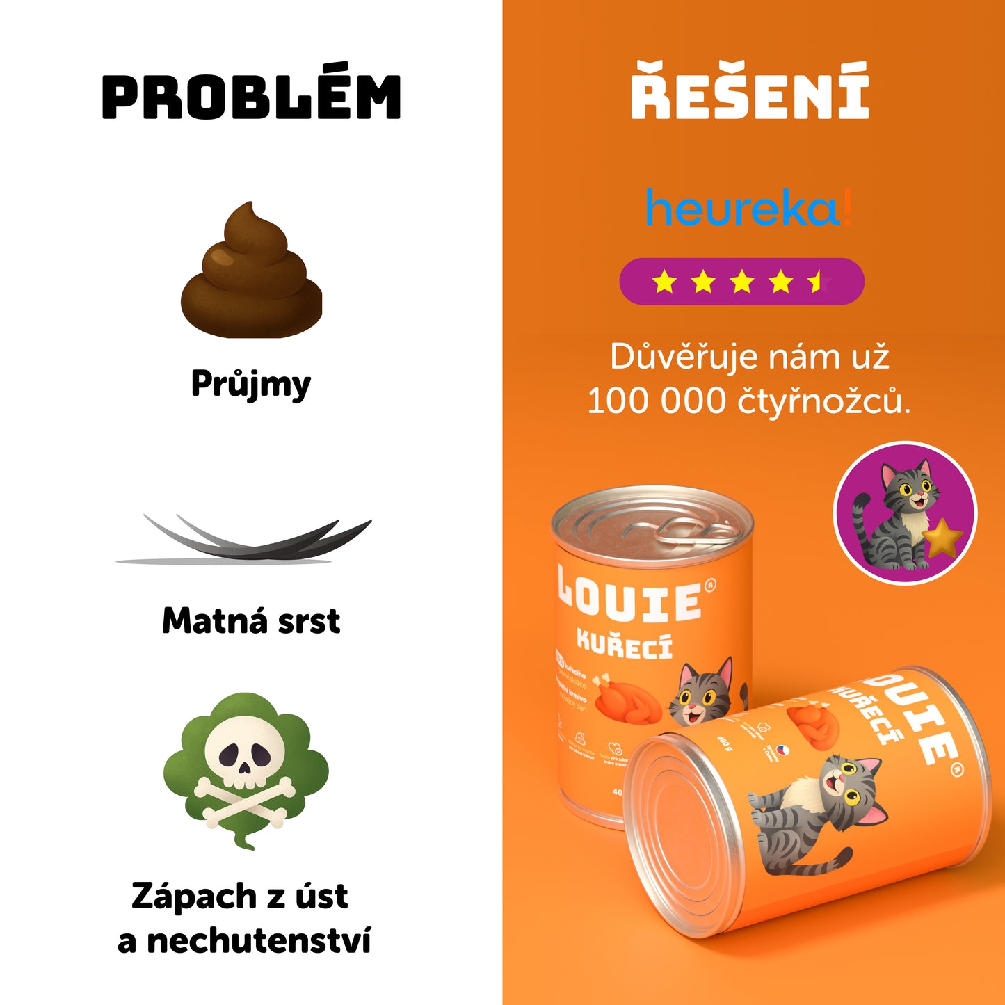 Výhodné balení 8 ks - Kuřecí s prebiotiky 400g