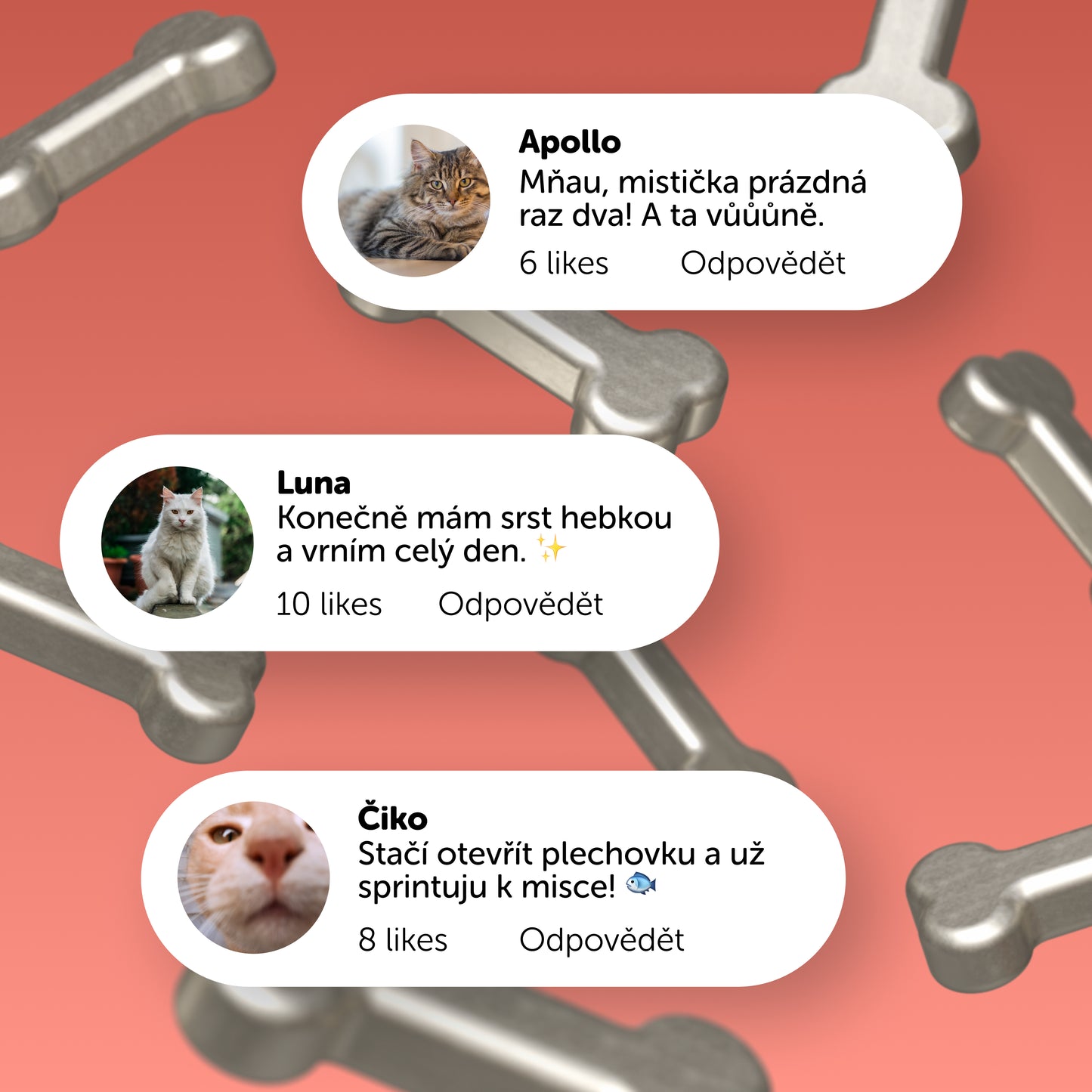 Kočičí ochutnávkový balíček 400g - 14 ks