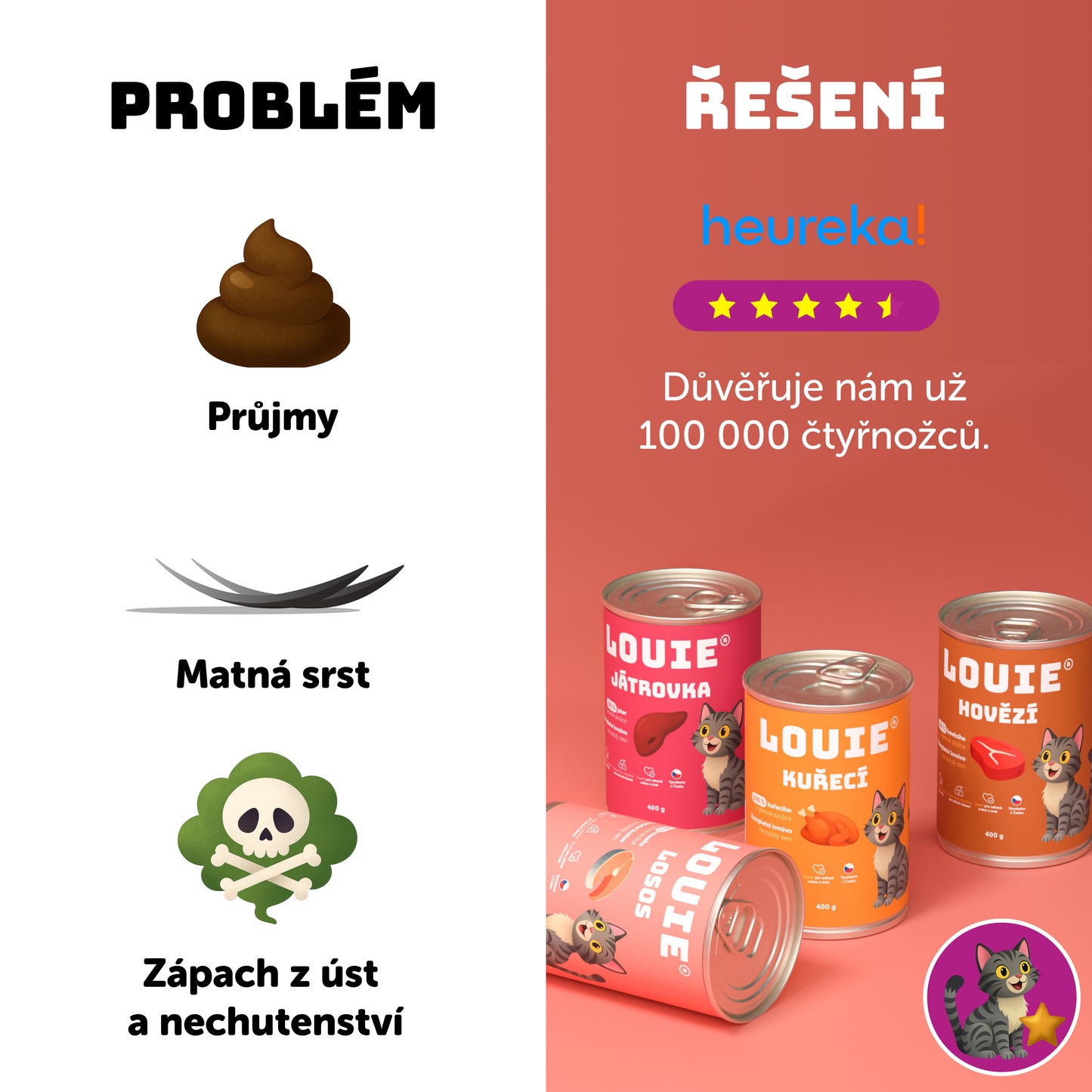 Kočičí ochutnávkový balíček 400g - 14 ks