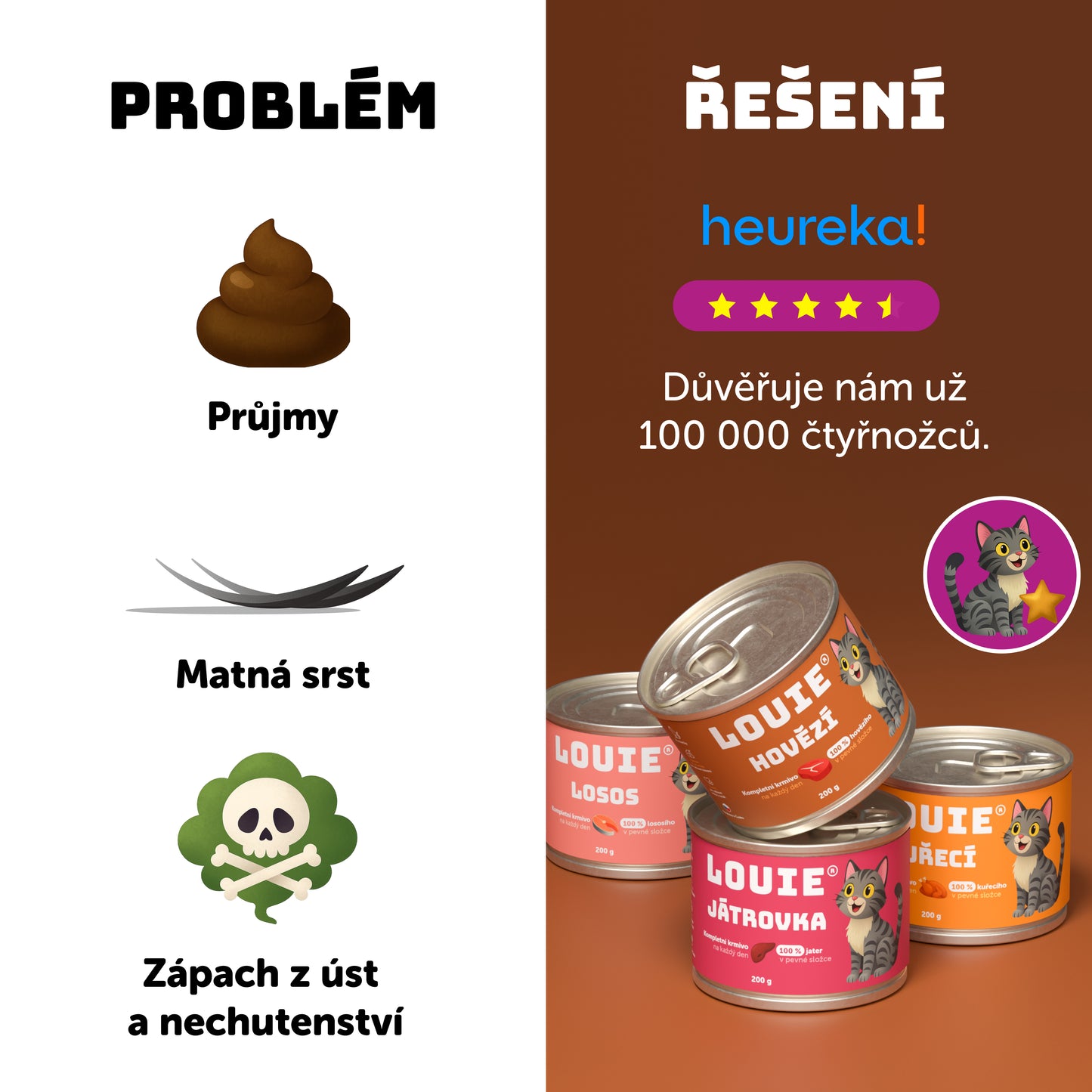 Kočičí ochutnávkový balíček 200g - 16 ks