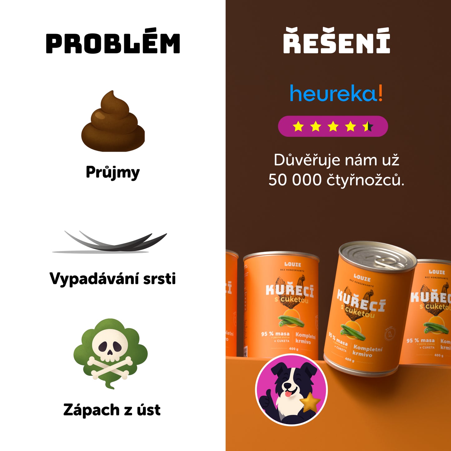 Výhodné balenie 8 ks - Kuracie s cuketou 200g