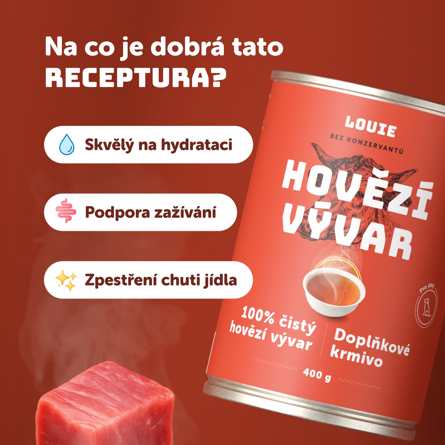 Hovězí vývar 400g