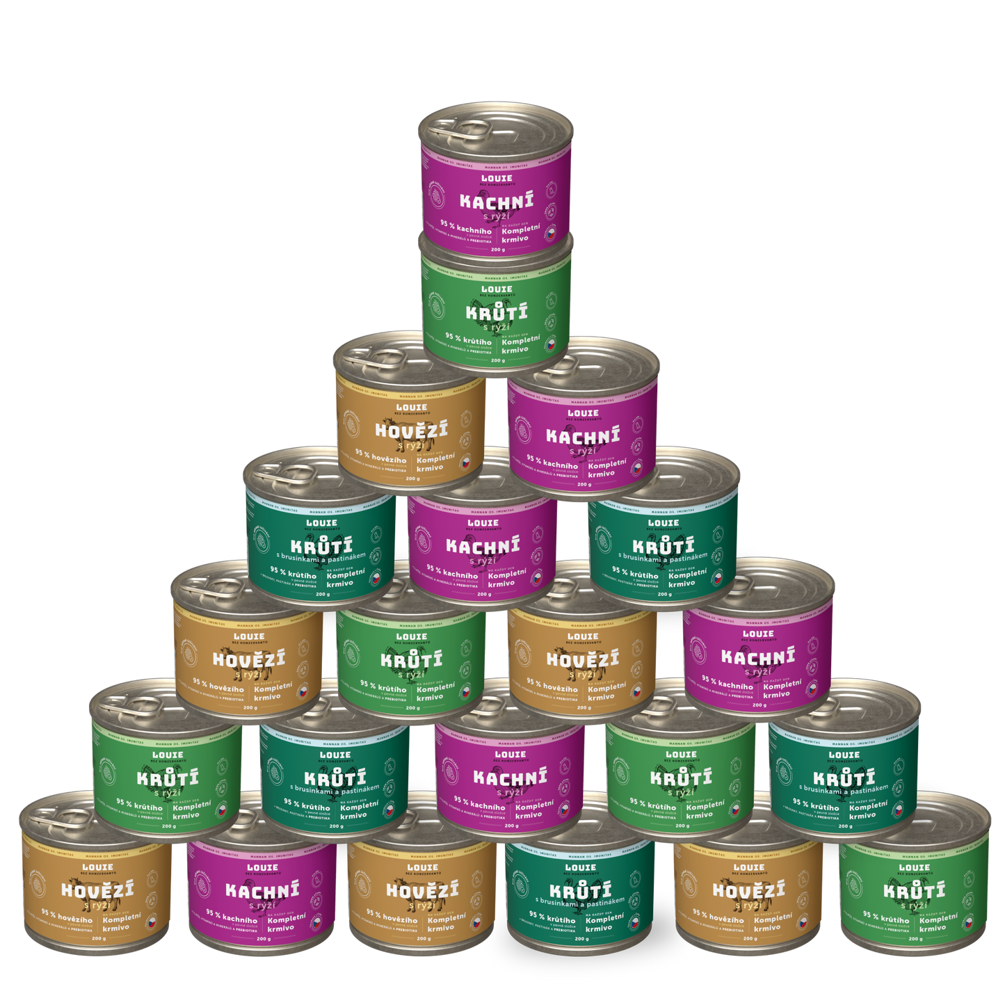 Balíček citlivé bříško 24 ks - 200g