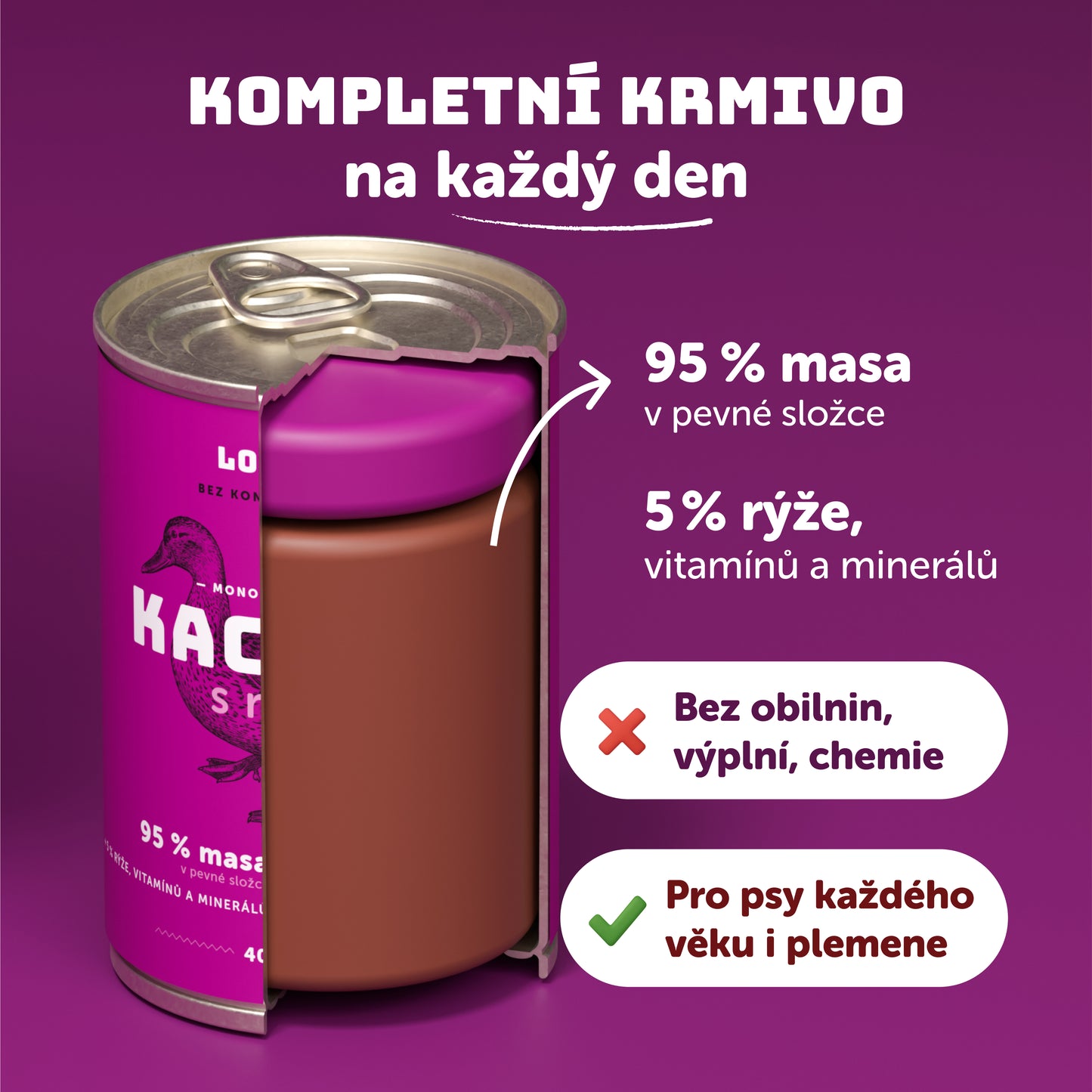Kachní s rýží  200g