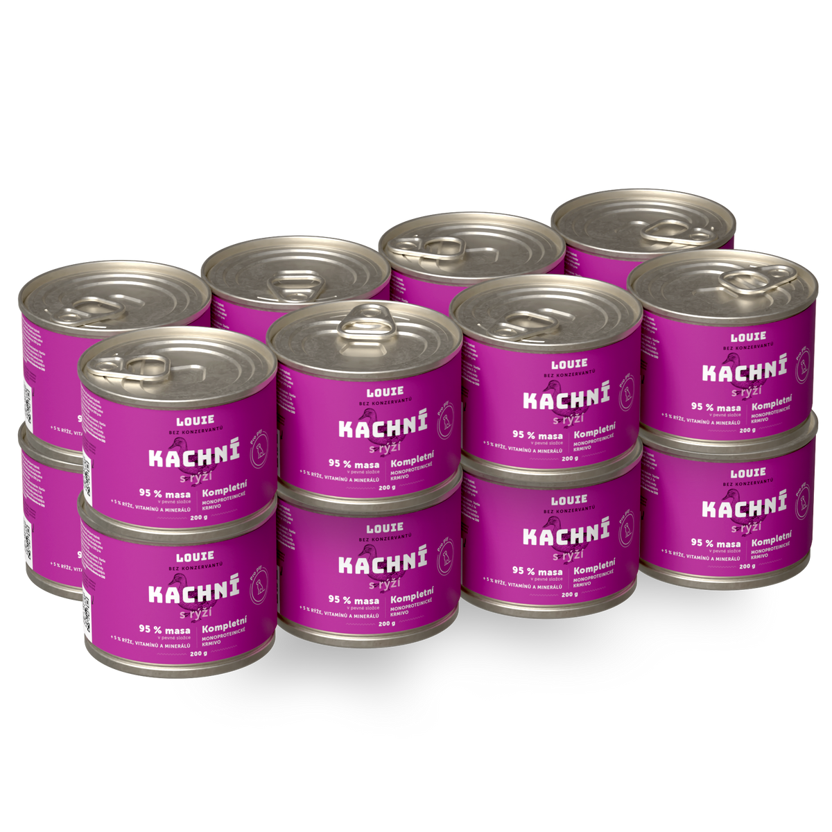Kachní s rýží a prebiotiky | 16 ks | 200g