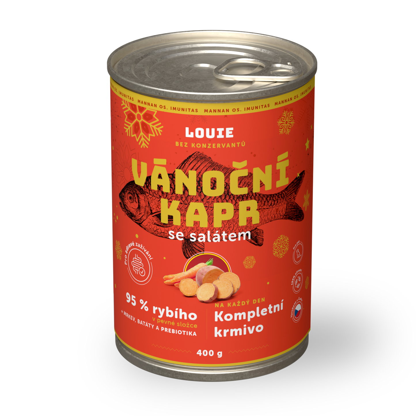 Vánoční kapr se salátem 400g