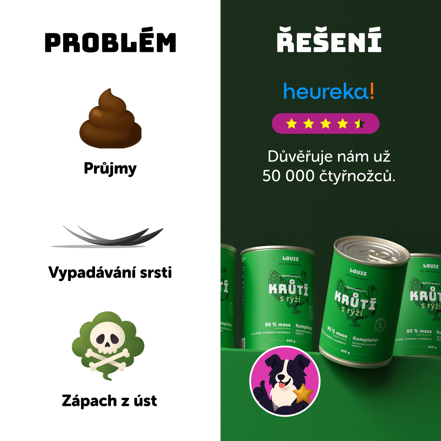 Výhodné balení 6ks - Krůtí s rýží 1200g