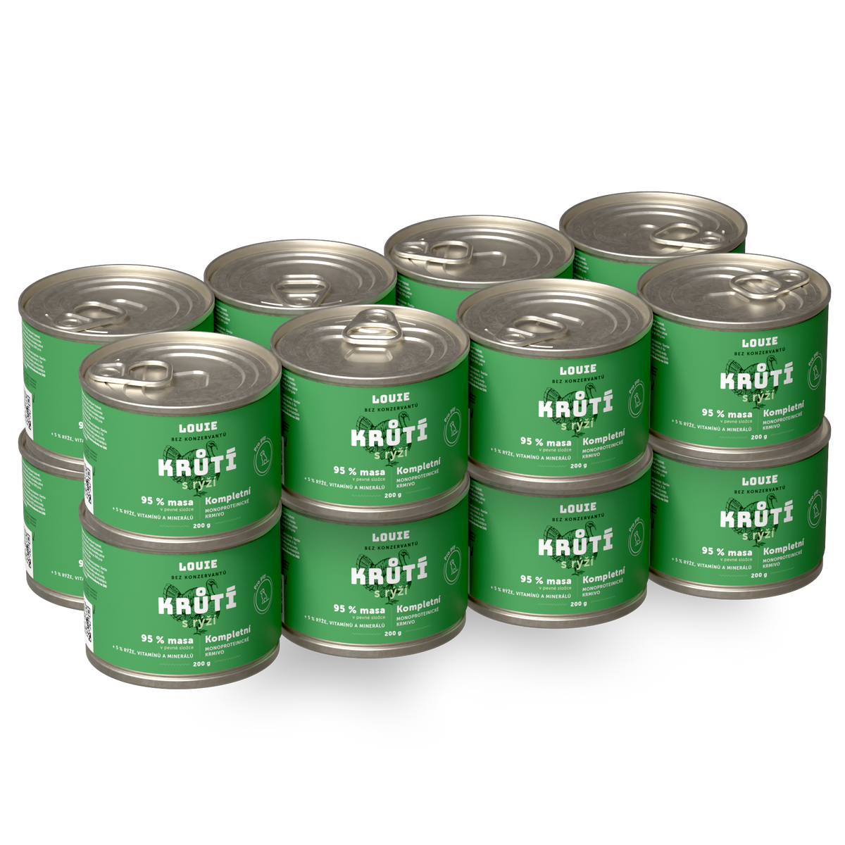 Krůtí s rýží a prebiotiky | 16ks | 200g
