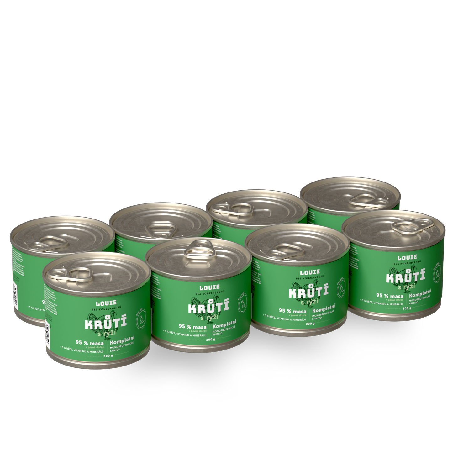 Výhodné balenie 8 ks - Morčacie s ryžou 200g