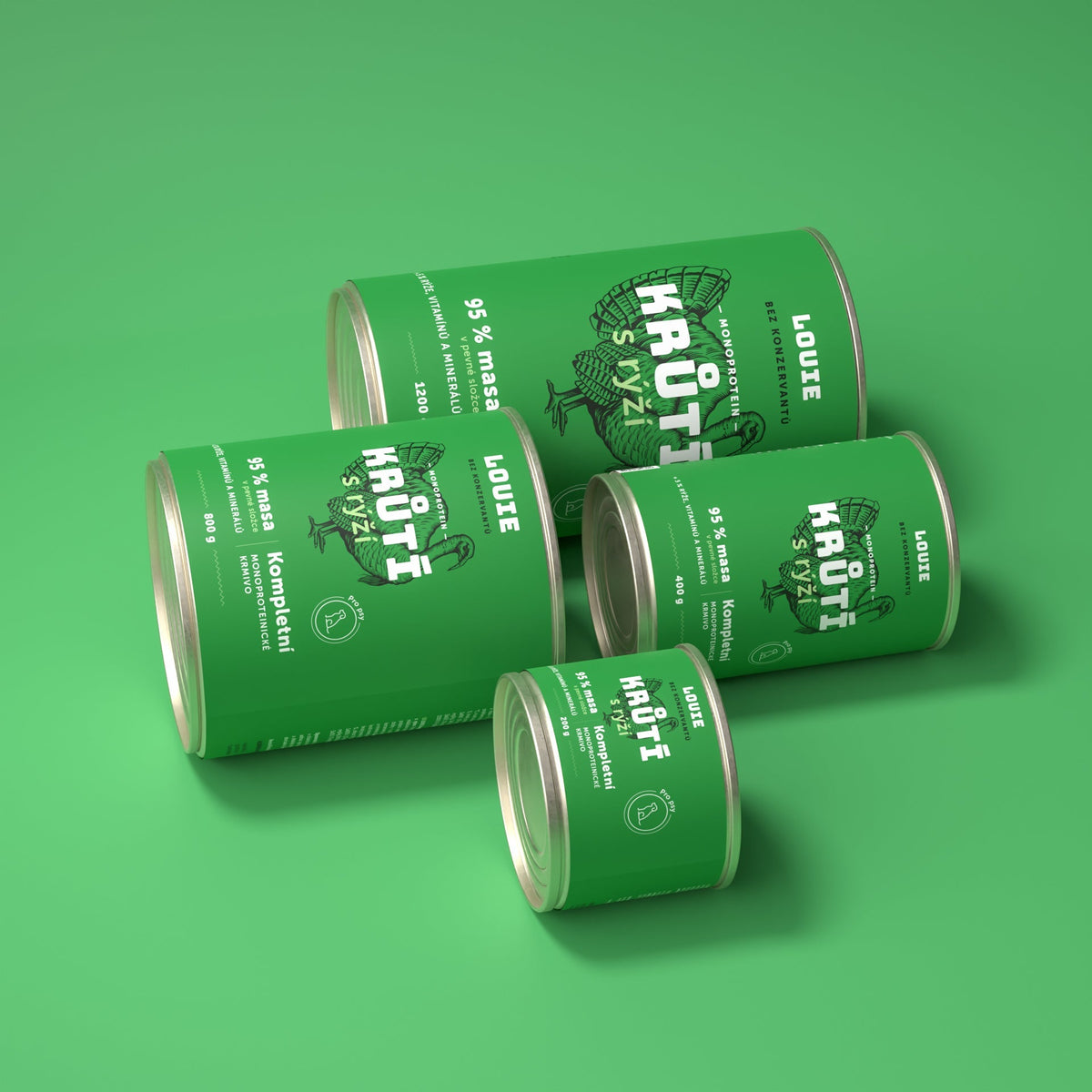 Krůtí s rýží | 6ks | 800g