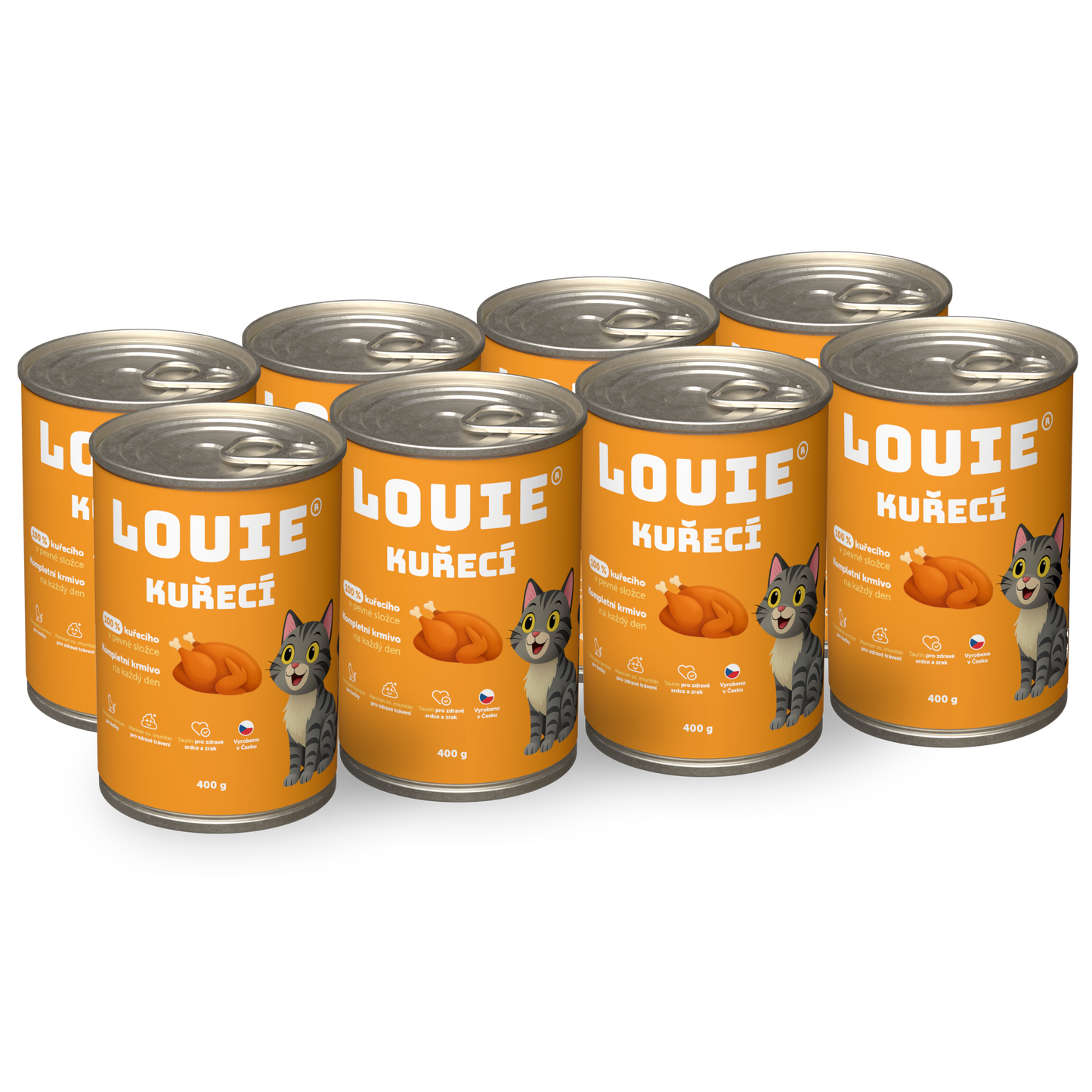 Výhodné balení 8 ks - Kuřecí s prebiotiky 400g