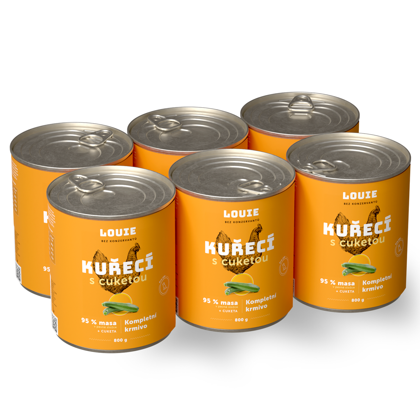 Vorteilspack - 6 x Huhn mit Zucchini 800 g