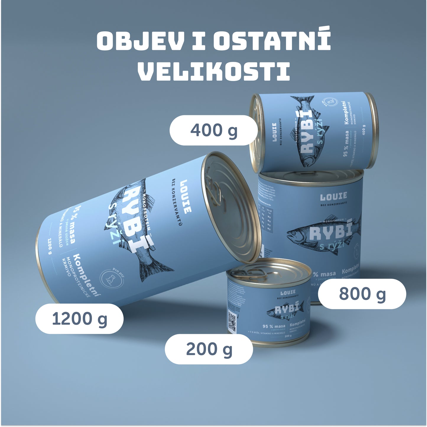 Výhodné balenie 8 ks - Ryba s ryžou 400g