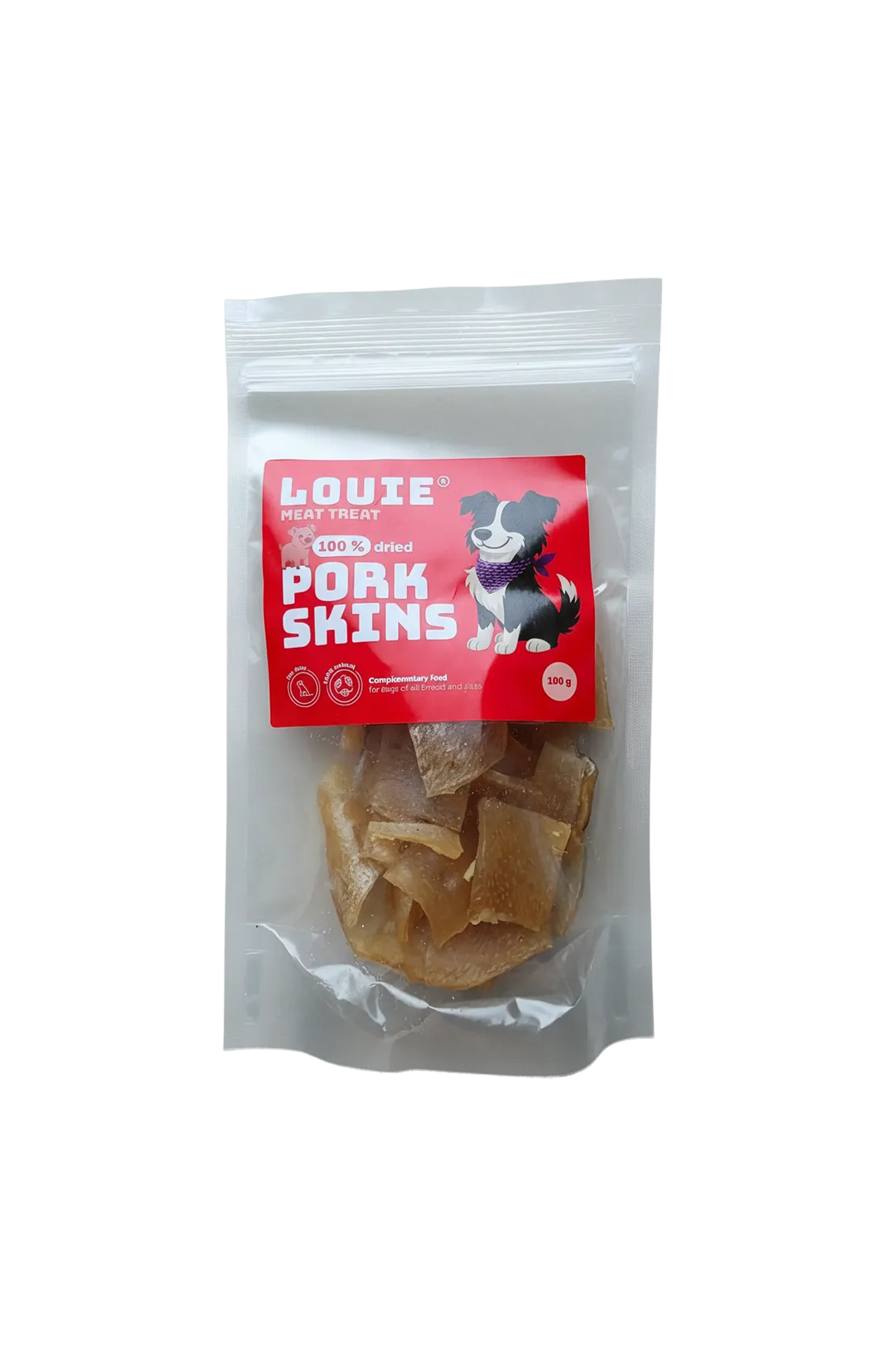 Sušené vepřové kůže - 100g