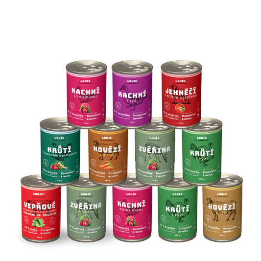 Ochutnávkový balíček na zkoušku bez kuřecího 12ks - 400g