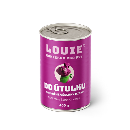 Dose für das Tierheim 400 g – LOUIE hilft Tierheimen