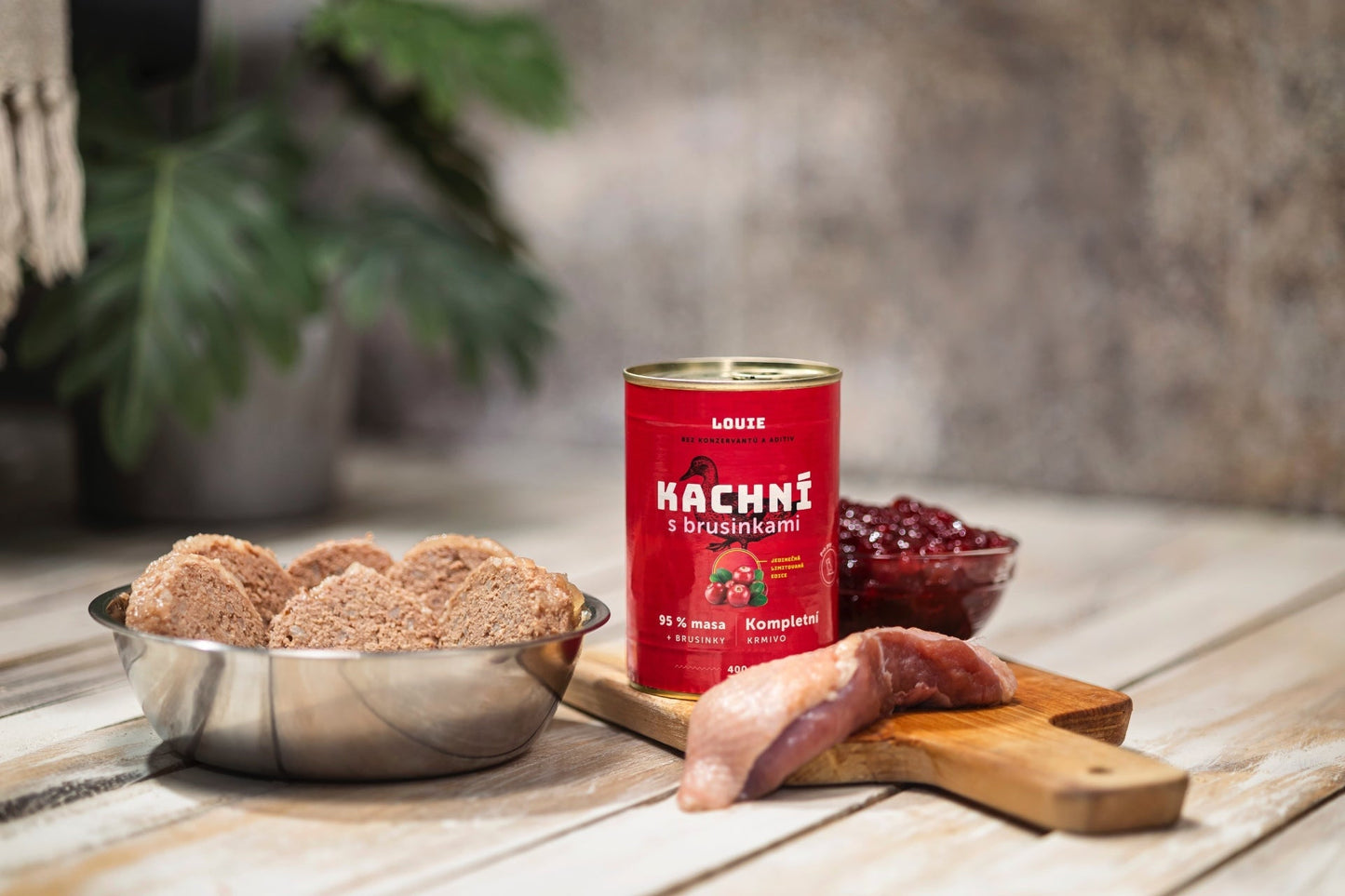 Výhodné balení 8 ks - Kachní s brusinkami 400 g