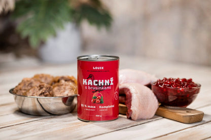 Výhodné balení 8 ks - Kachní s brusinkami 400 g