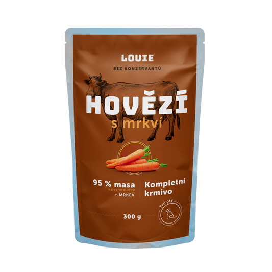 Hovězí kapsička s mrkví 300g