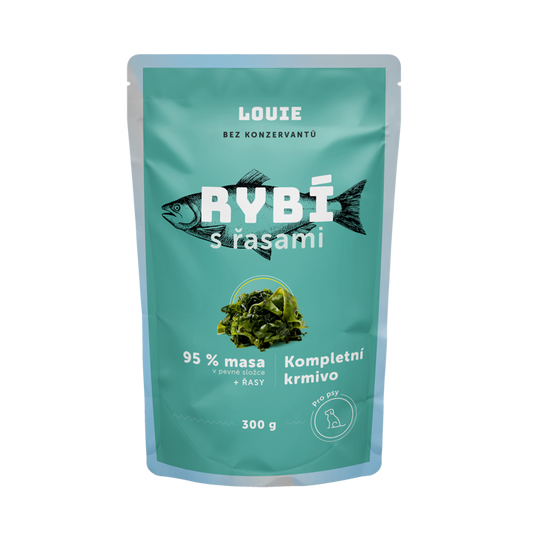Rybí kapsička s řasami 300g