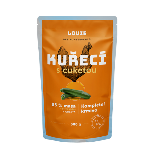 Kuřecí kapsička s cuketou 300g
