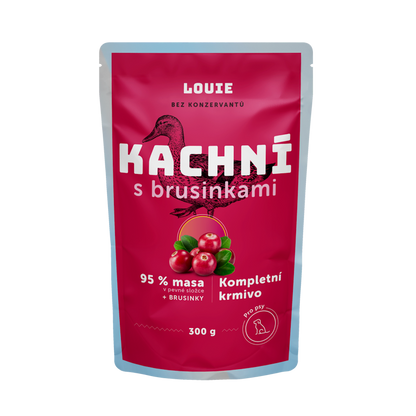 Balenie kapsičiek 12 ks - Kačacia s brusnicami 300 g