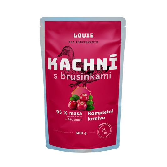 Kachní kapsička s brusinkami 300g