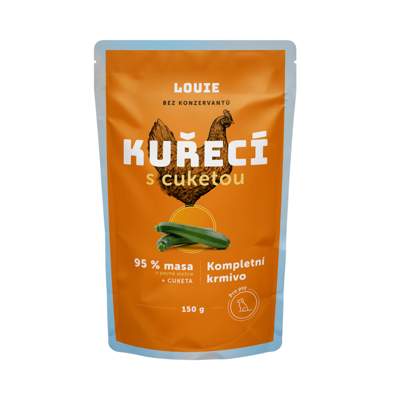 Kuřecí kapsička s cuketou 150g