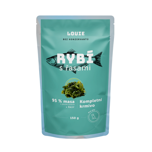 Rybí kapsička s řasami 150g