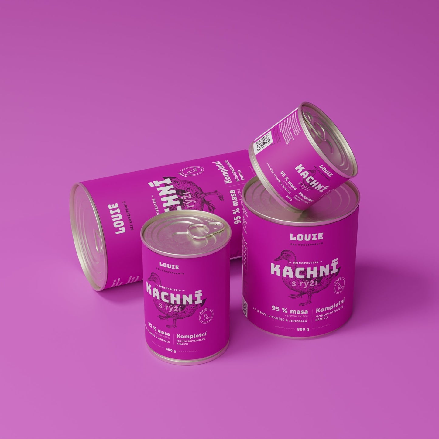 Výhodné balení 6 ks - Kachní s rýží 1200 g
