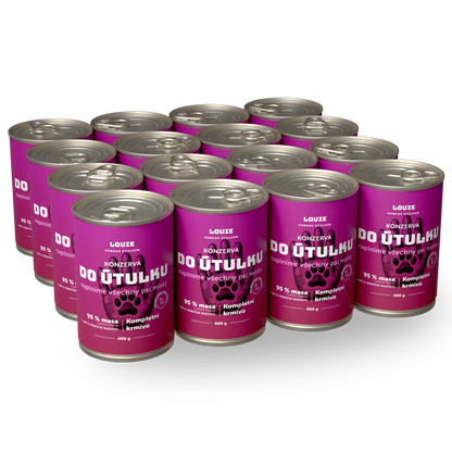 Balíček do útulku 16 ks, 400g - LOUIE pomáhá útulkům