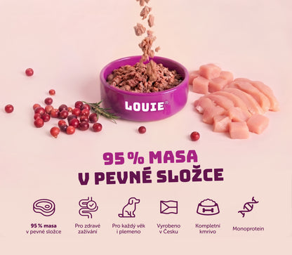 Krůtí s brusinkami a pastinákem 400g