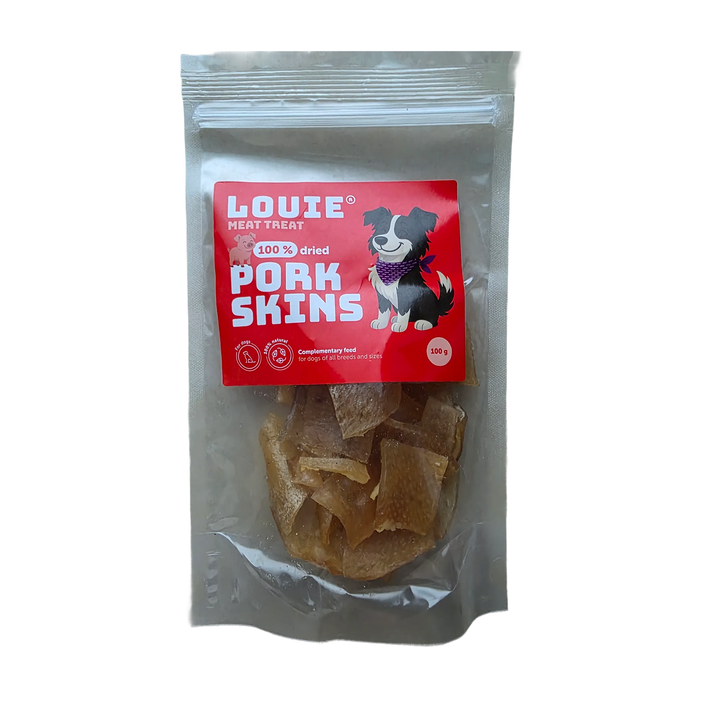 Sušené vepřové kůže - 100g