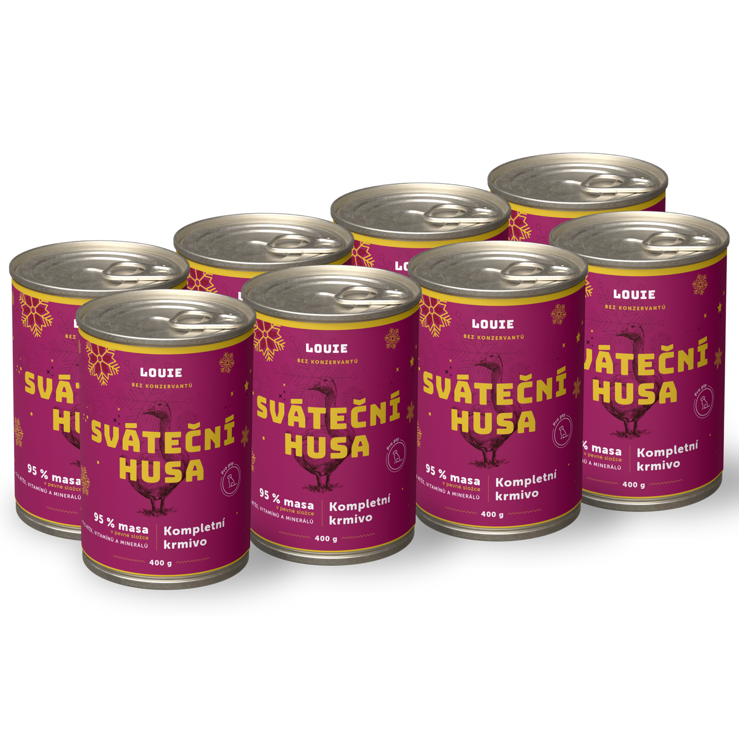 Výhodné balení 8ks - Sváteční husa 400g