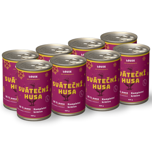 Výhodné balení 8ks - Sváteční husa 400g