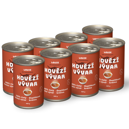 Výhodné balení 8 ks - Hovězí vývar 400g