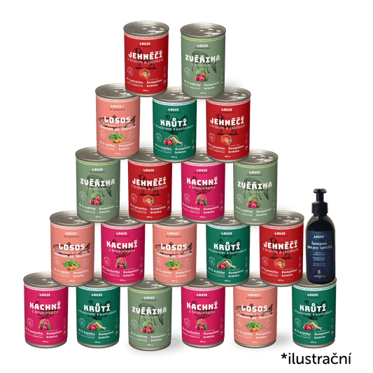 Balíček pro dokonalou srst 20ks - 400g