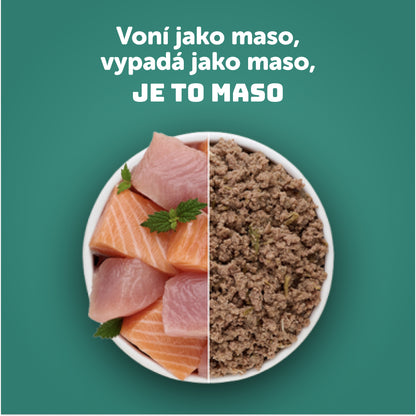 Výhodné balenie 6 ks - Morčacie s lososom a žihlavou 1200g