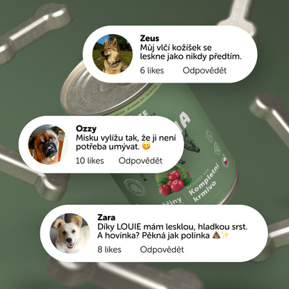 Výhodné balenie 16ks - Zvěřina s brusinkami a prebiotiky 400g