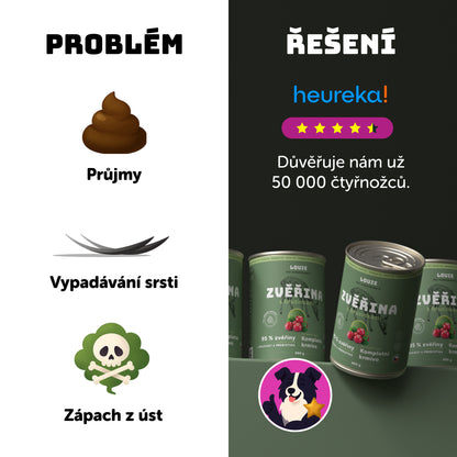 Výhodné balenie 16ks - Zvěřina s brusinkami a prebiotiky 400g