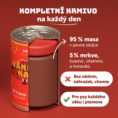 Výhodné balení 8ks - Vánoční kapr s rýží - 400g