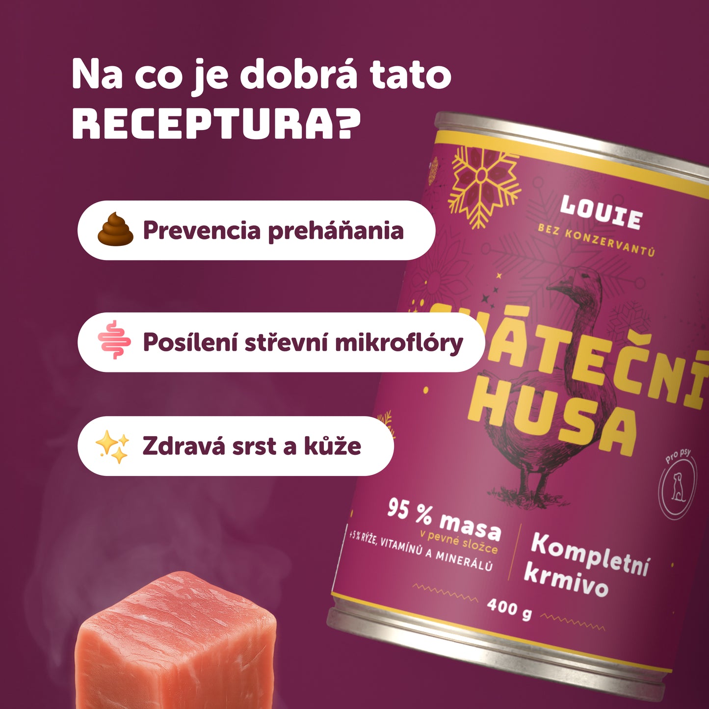 Sváteční husa 400g
